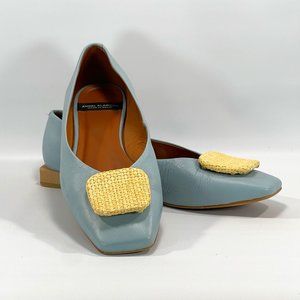 Anthro ANGEL ALARCON Ballet Flats In Blue